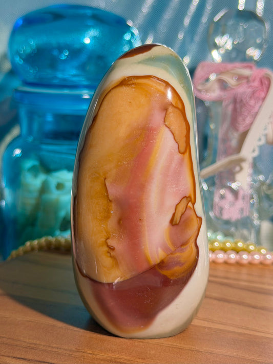 Polychrome jasper freeform from Madagascar