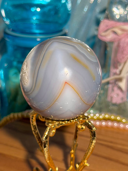 Orca agate sphere from Madagascar