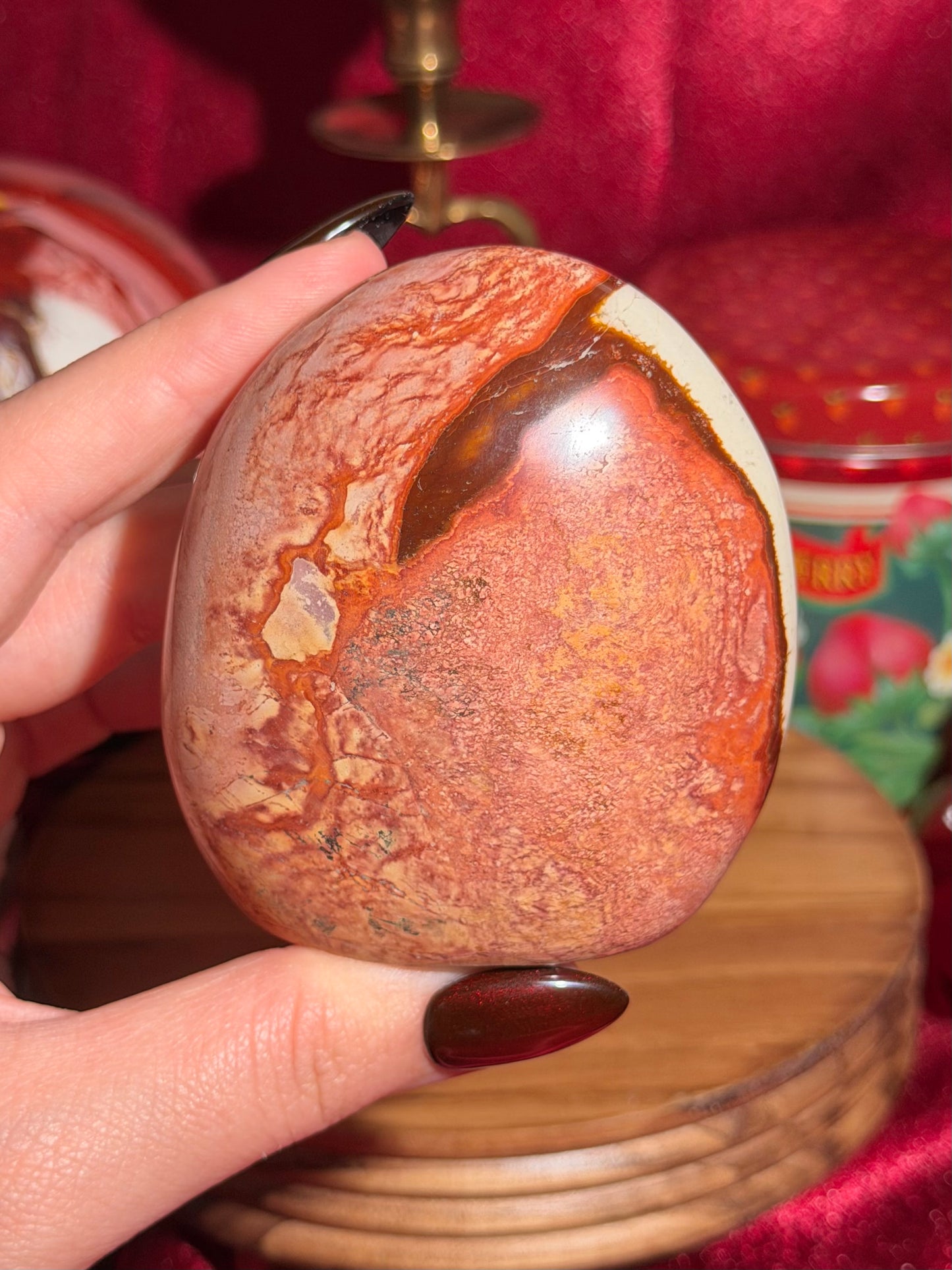 Polychrome jasper freeform