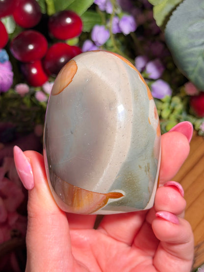 Pastel polychrome jasper freeform
