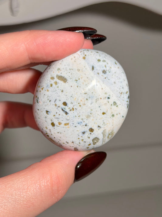 Blue confetti sea jasper palmstone *Personal collection release