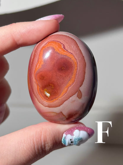 “You pick!” - Polychrome jasper palmstones