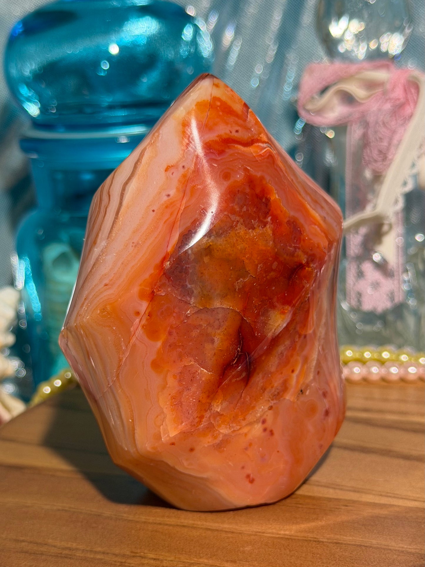 Strawberry banana carnelian flame