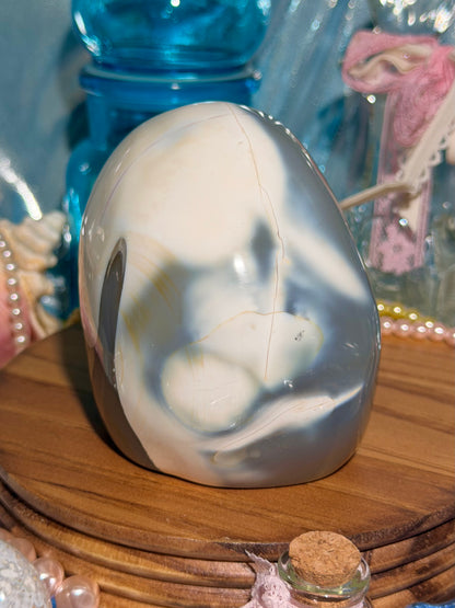 Orca agate freeform