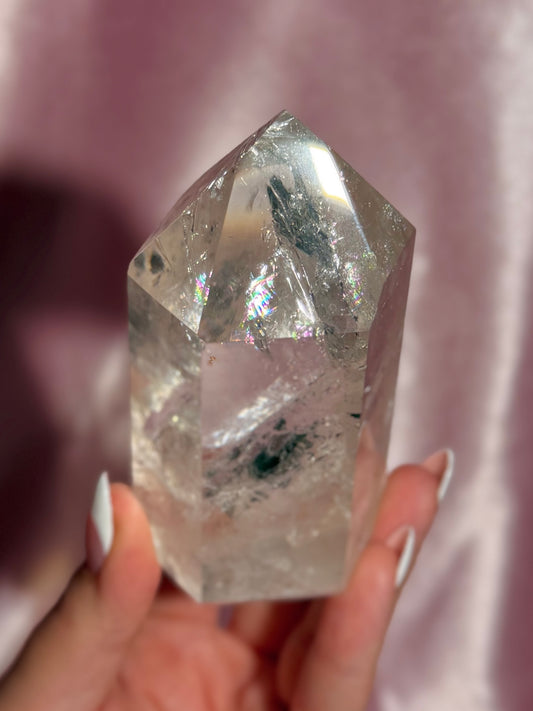 Brazilian Clear Quartz Tower