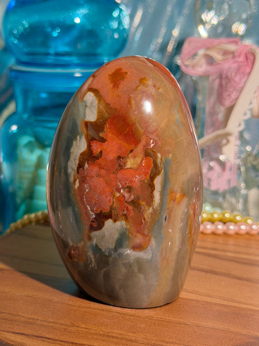 Polychrome jasper freeform from Madagascar 20A