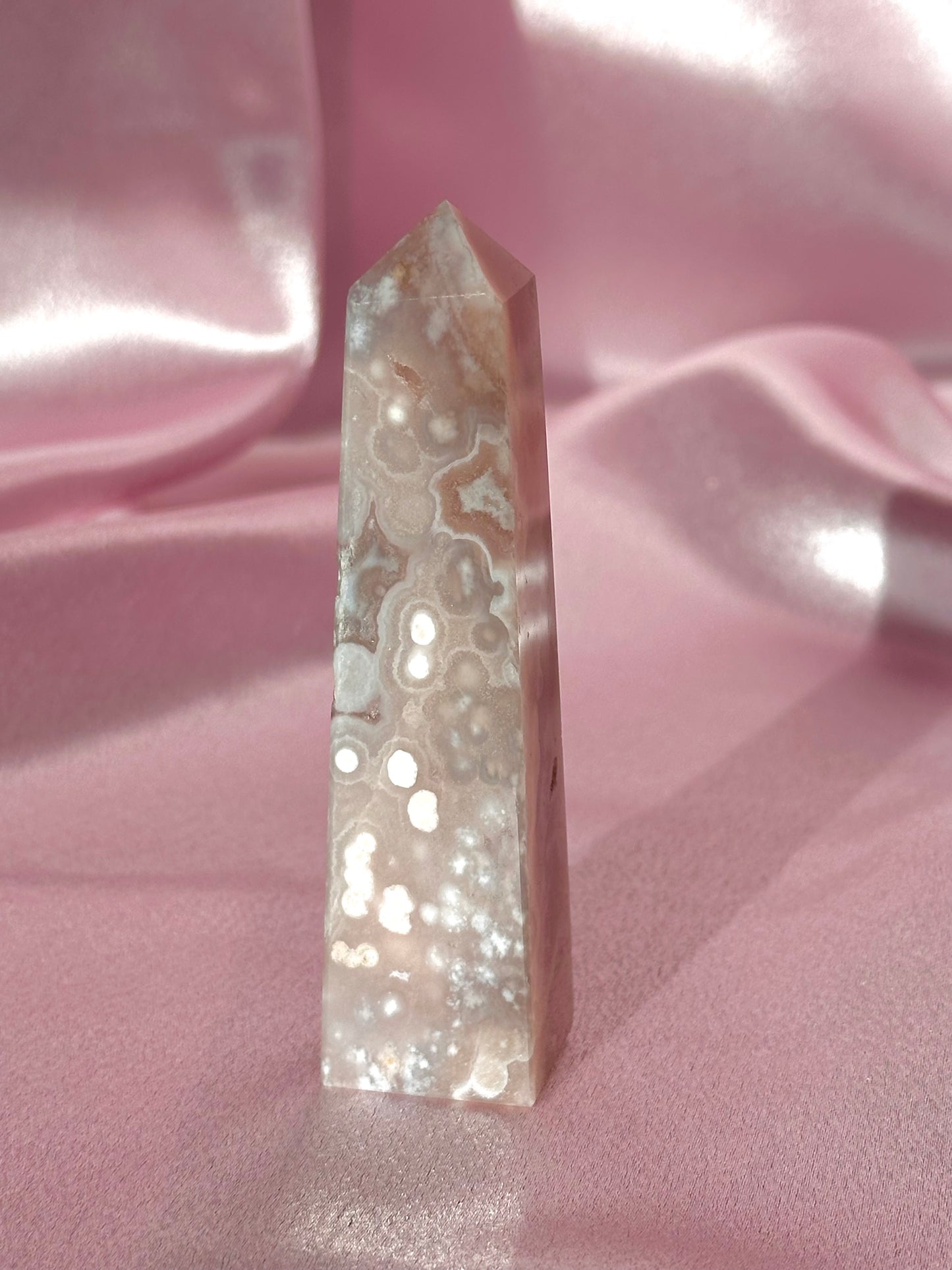 Flower agate tower (H)