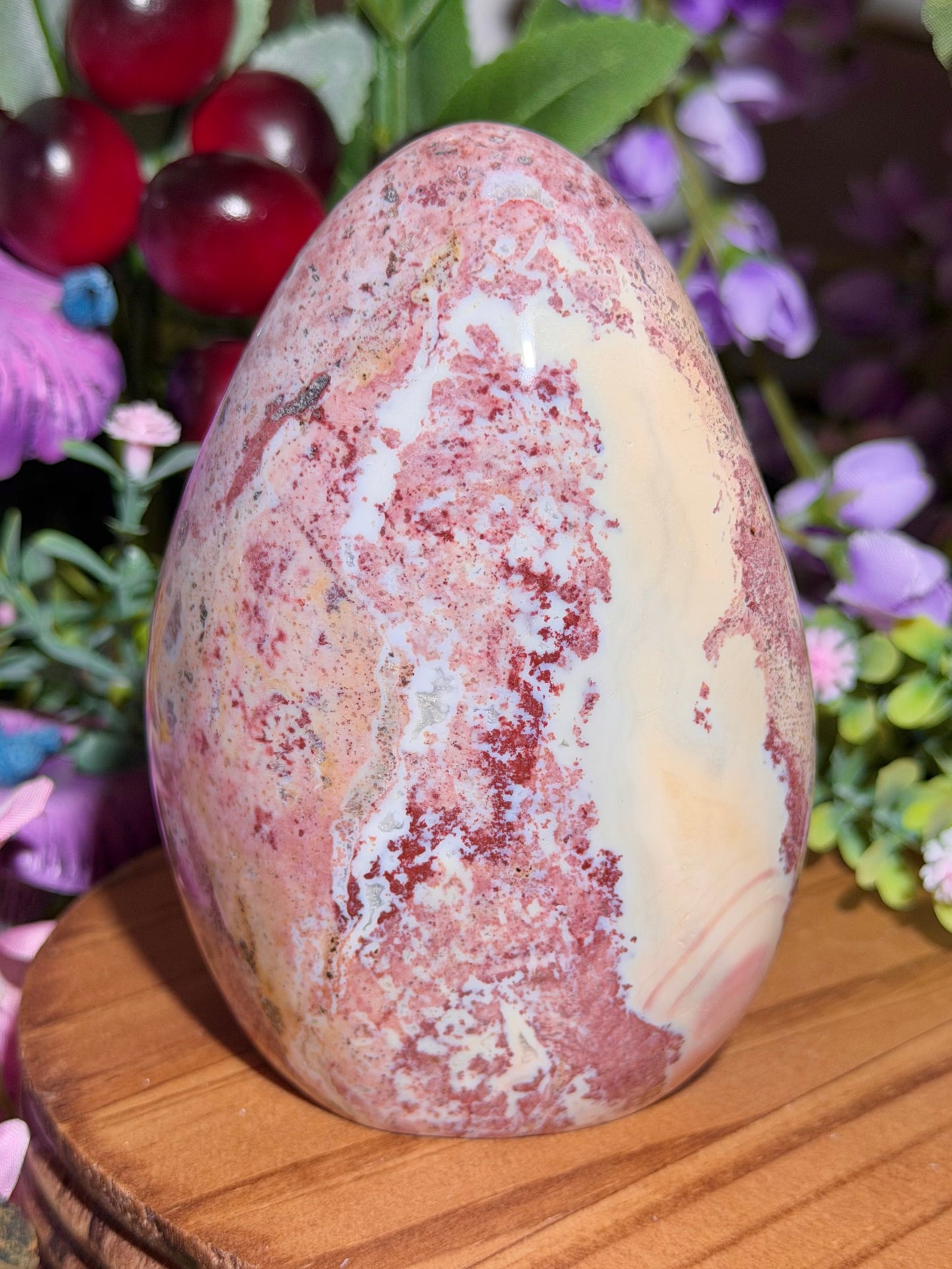 Dreamy purple pastel sea jasper freeform