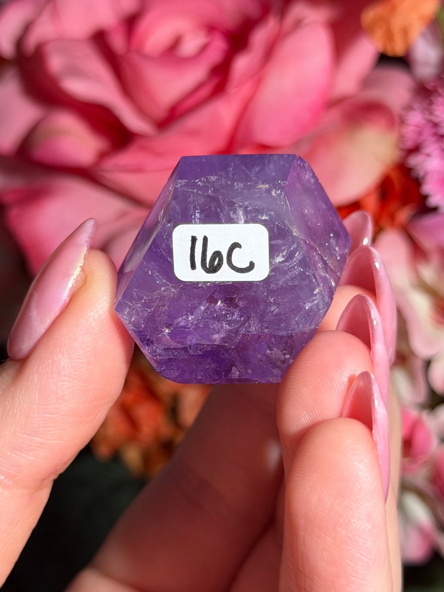 Purple phantom amethyst tower from Brazil