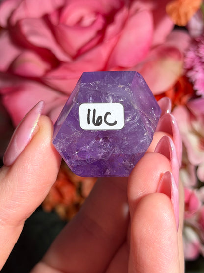 Purple phantom amethyst tower from Brazil
