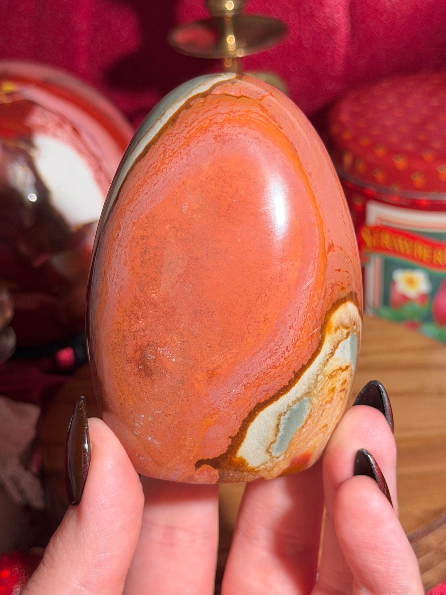 Polychrome jasper freeform