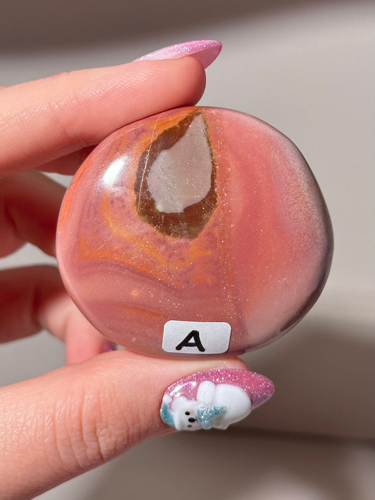 “You pick!” - Polychrome jasper palmstones