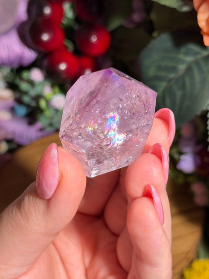 Purple phantom amethyst tower from Brazil