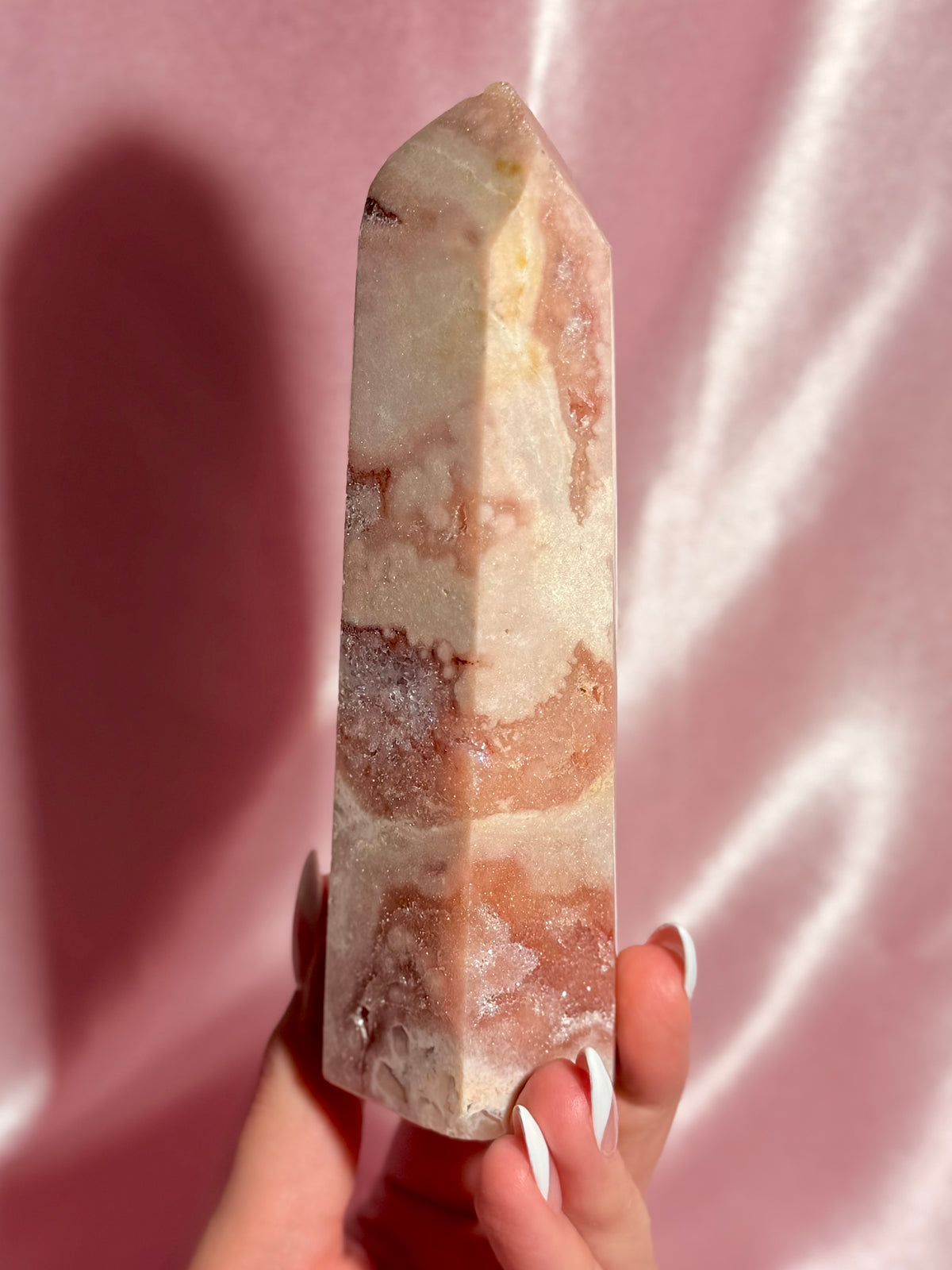 Brazilian Pink Amethyst Tower