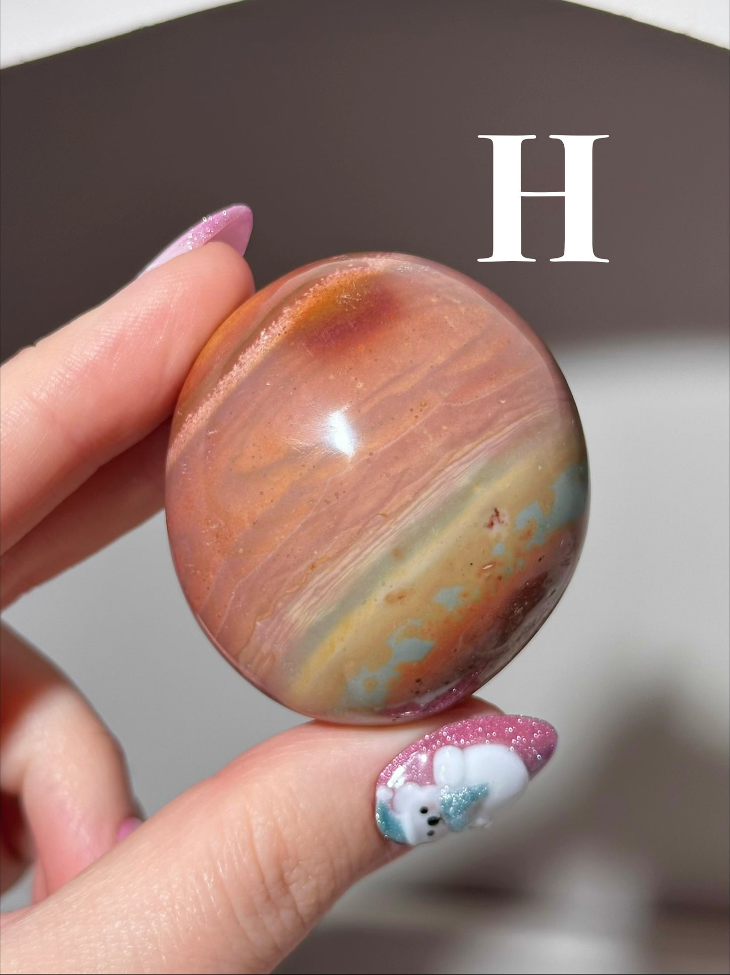 “You pick!” - Polychrome jasper palmstones