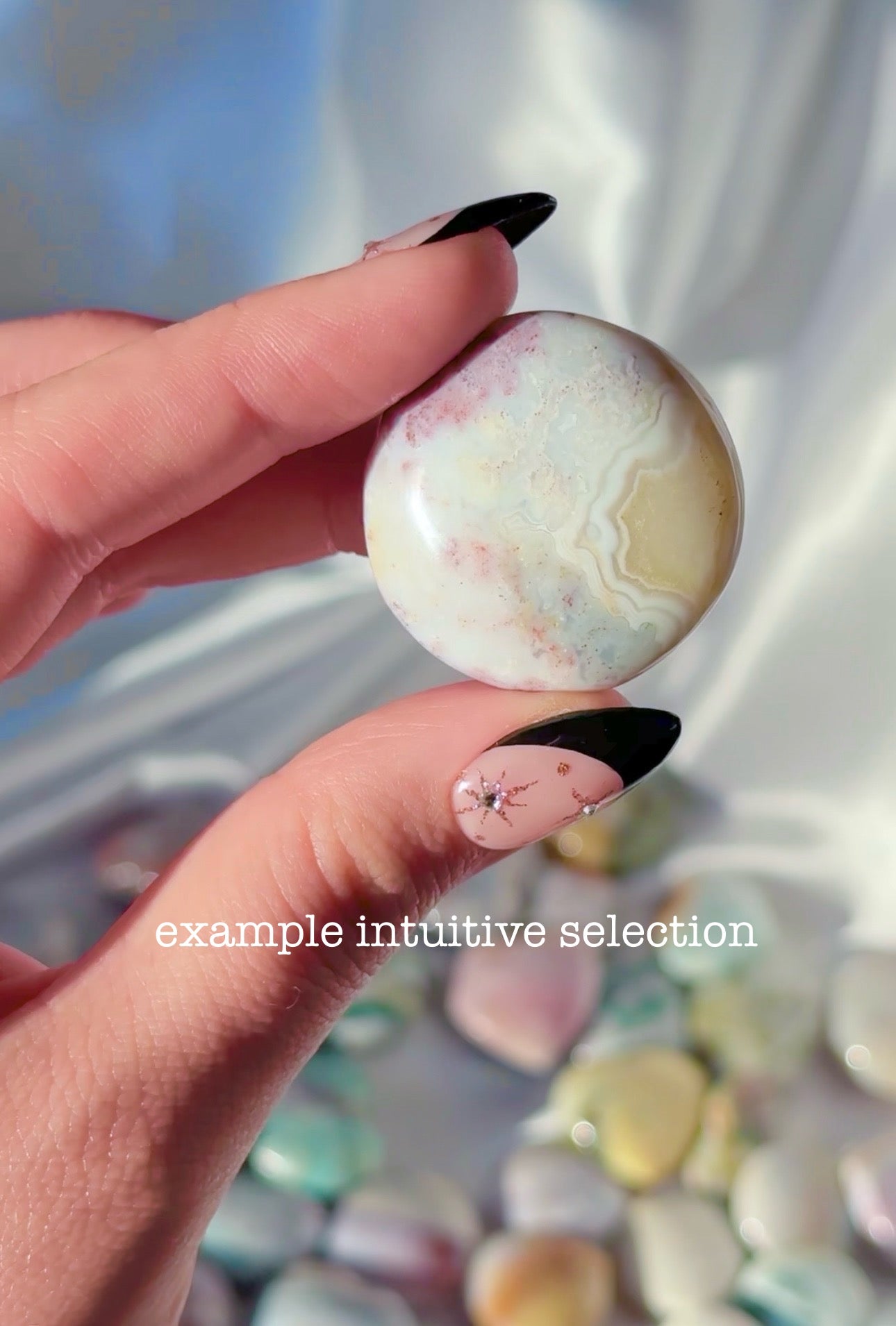 Sea jasper cookies & hearts - intuitively selected