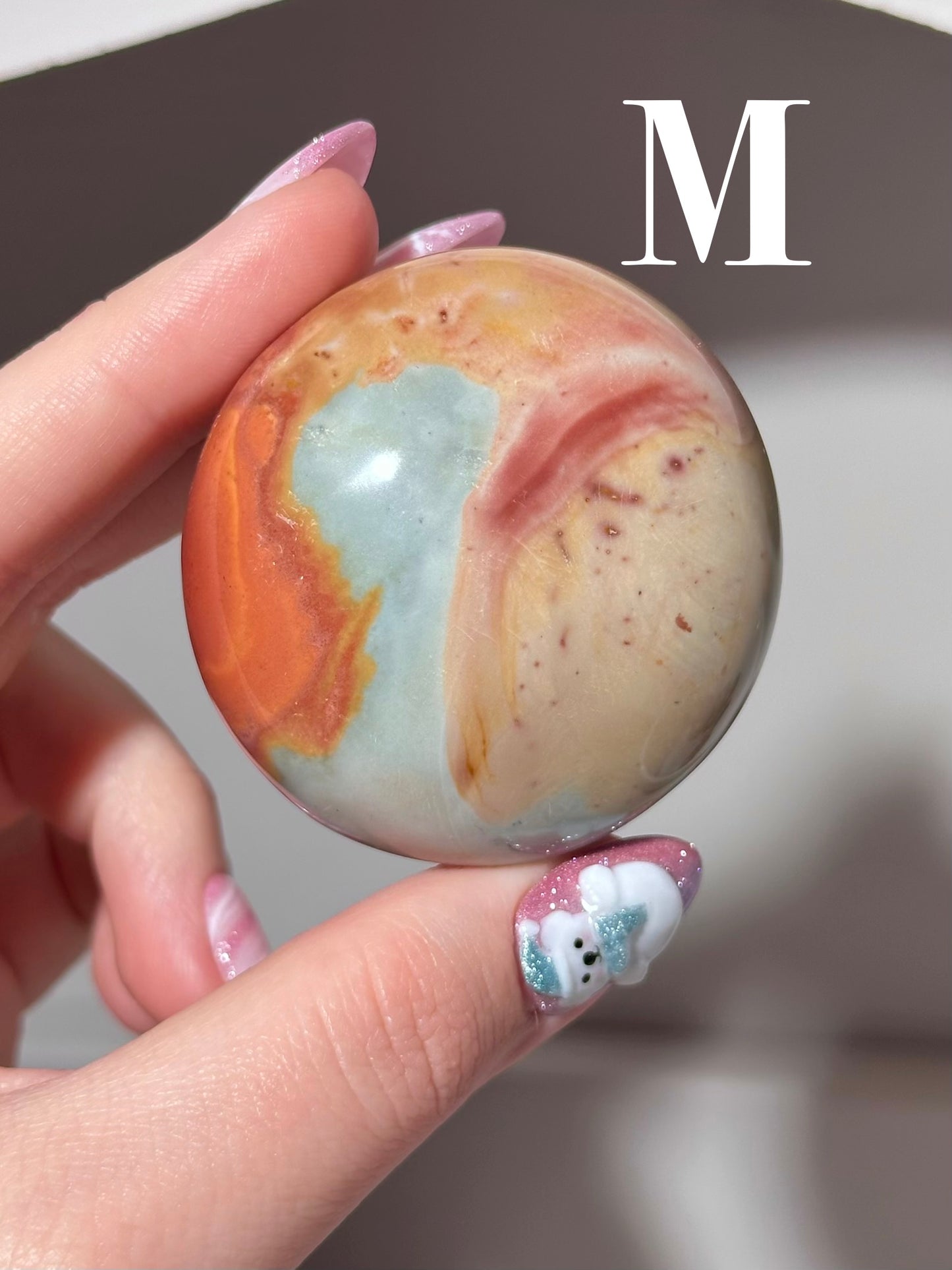 “You pick!” - Polychrome jasper palmstones