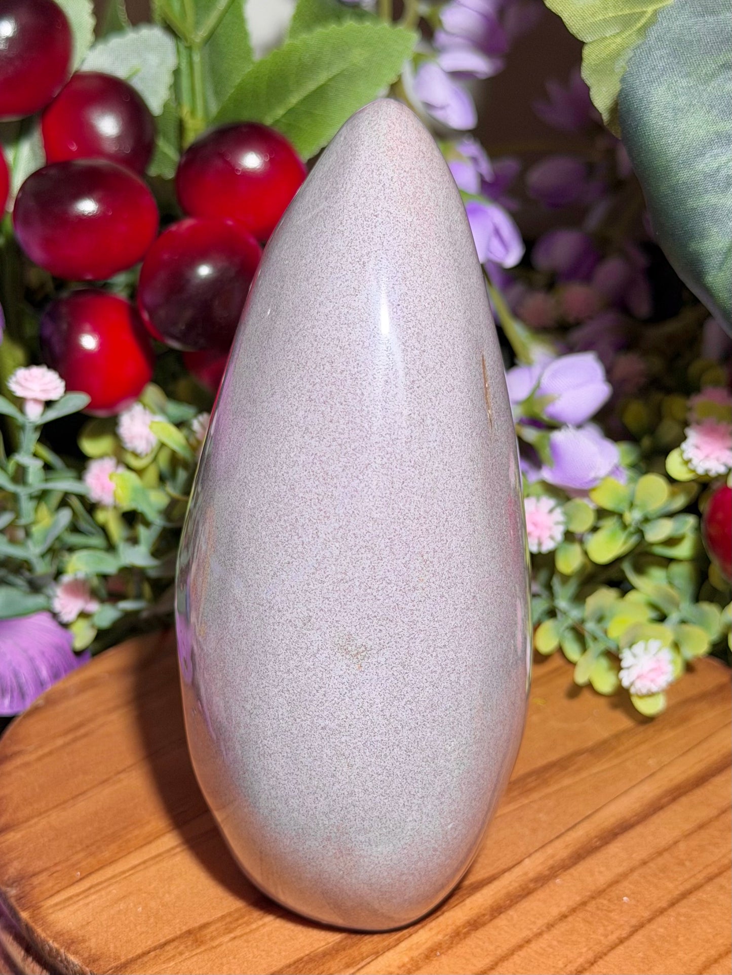 Soft pastel lilac sea jasper freeform