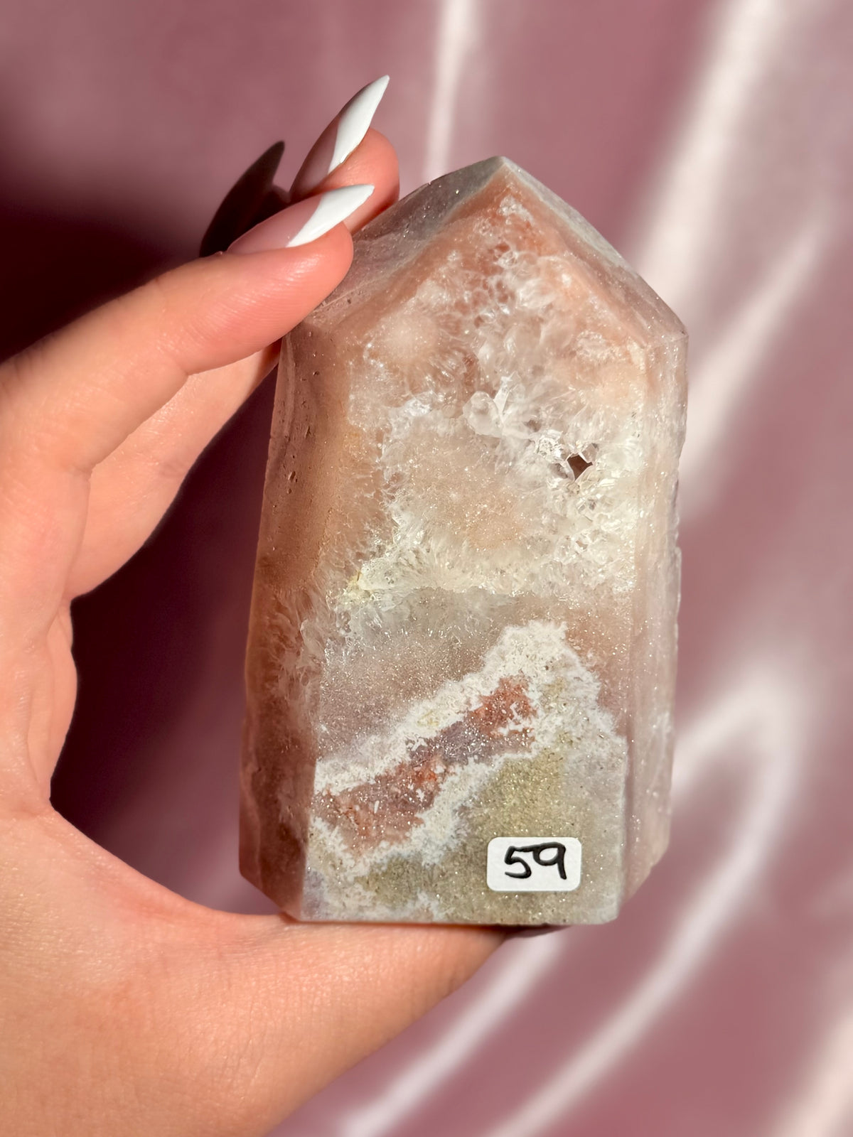 Brazilian Pink Amethyst Tower