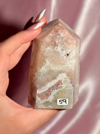 Brazilian Pink Amethyst Tower
