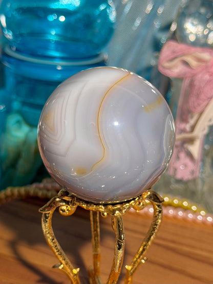 Orca agate sphere from Madagascar