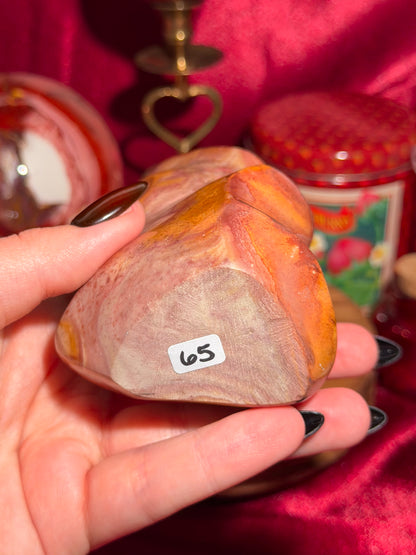 Polychrome jasper flame