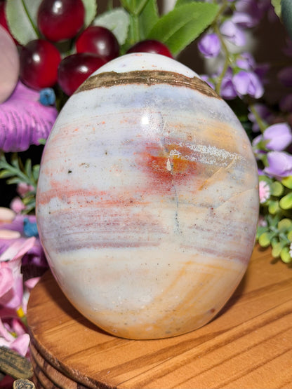 Pastel rainbow sea jasper freeform