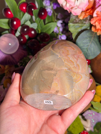 Large pastel polychrome jasper freeform