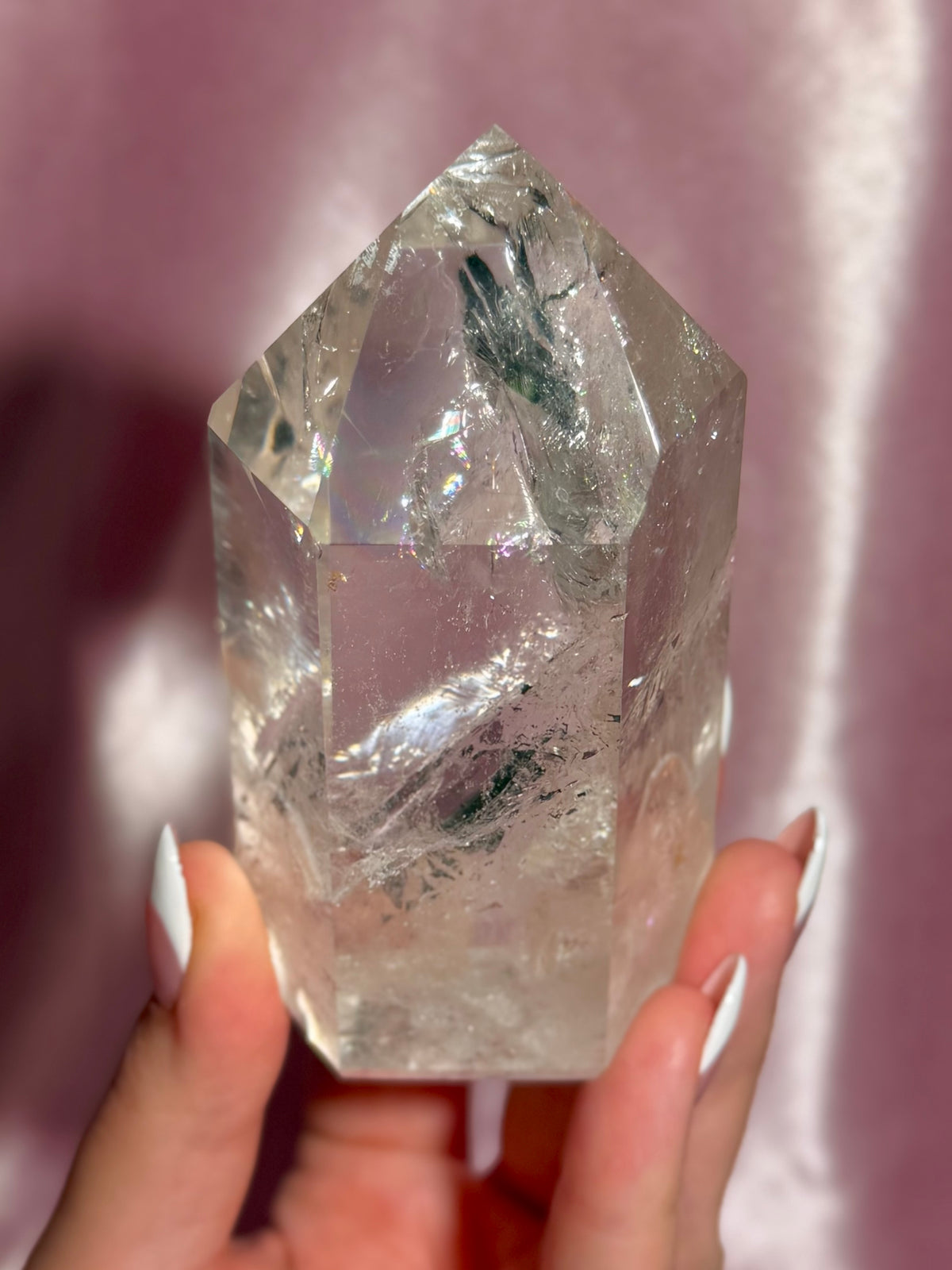 Brazilian Clear Quartz Tower