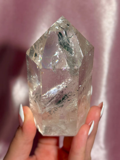 Brazilian Clear Quartz Tower