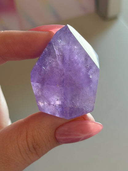 Purple phantom amethyst tower from Brazil