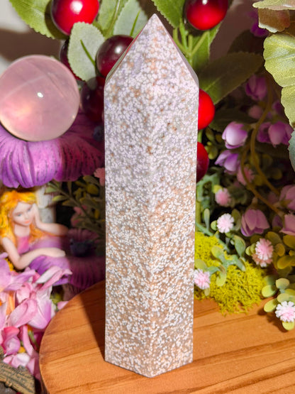 Pastel lilac orby sea jasper tower