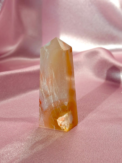 Flower agate tower (P)