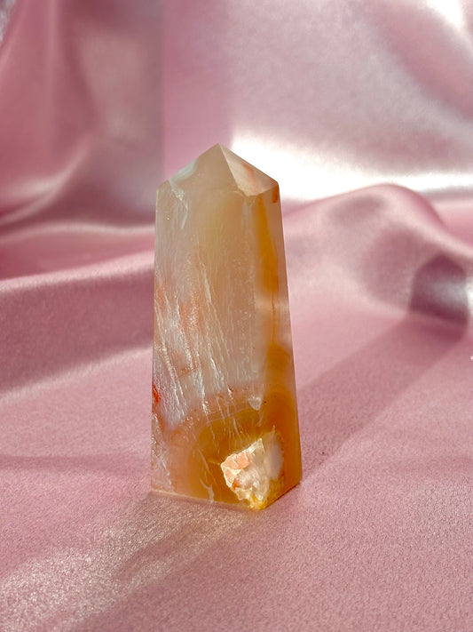 Flower agate tower (P)