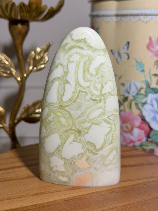 Green maligano jasper freeform from Indonesia 38C