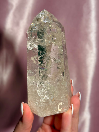 Brazilian Clear Quartz Tower (A)