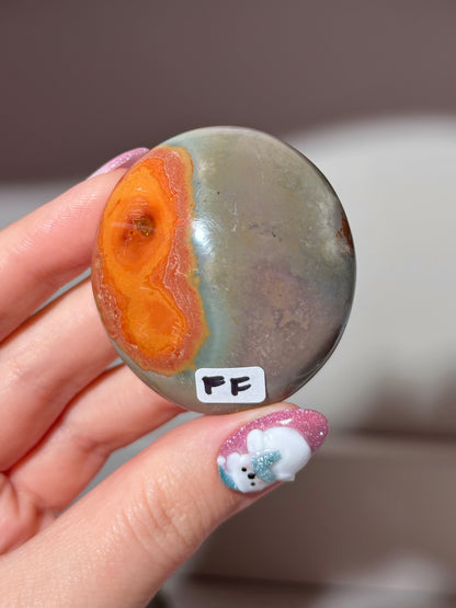 “You pick!” - Polychrome jasper palmstones