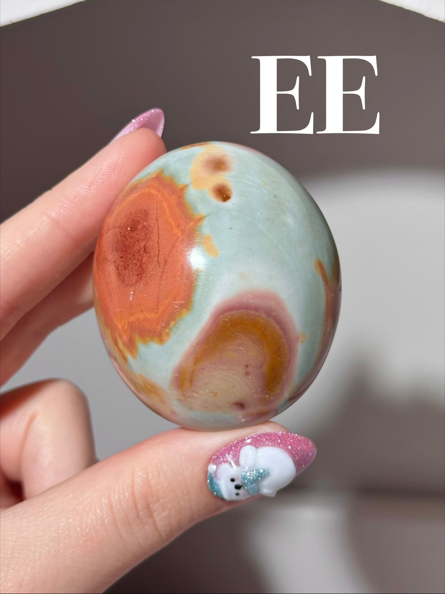 “You pick!” - Polychrome jasper palmstones