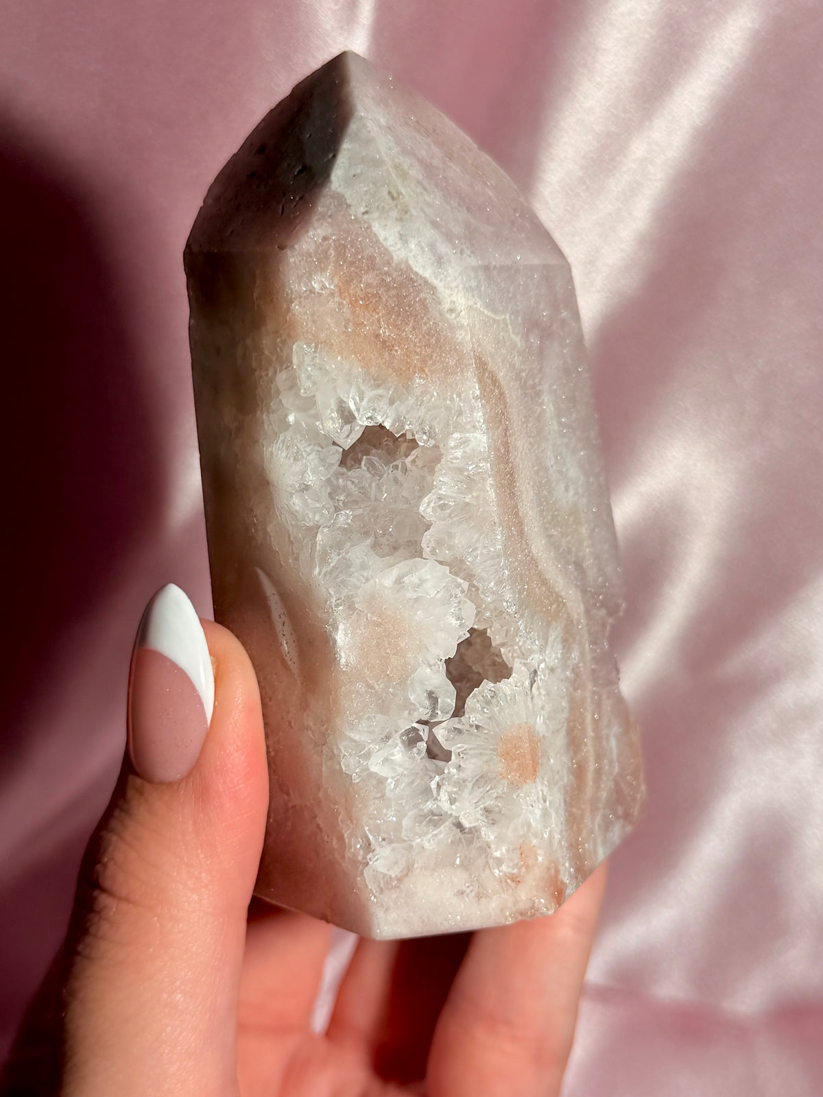 Brazilian Pink Amethyst Tower