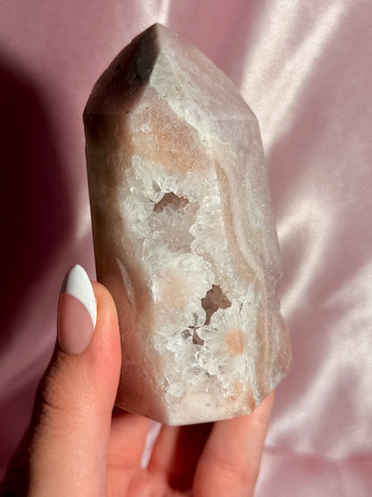 Brazilian Pink Amethyst Tower