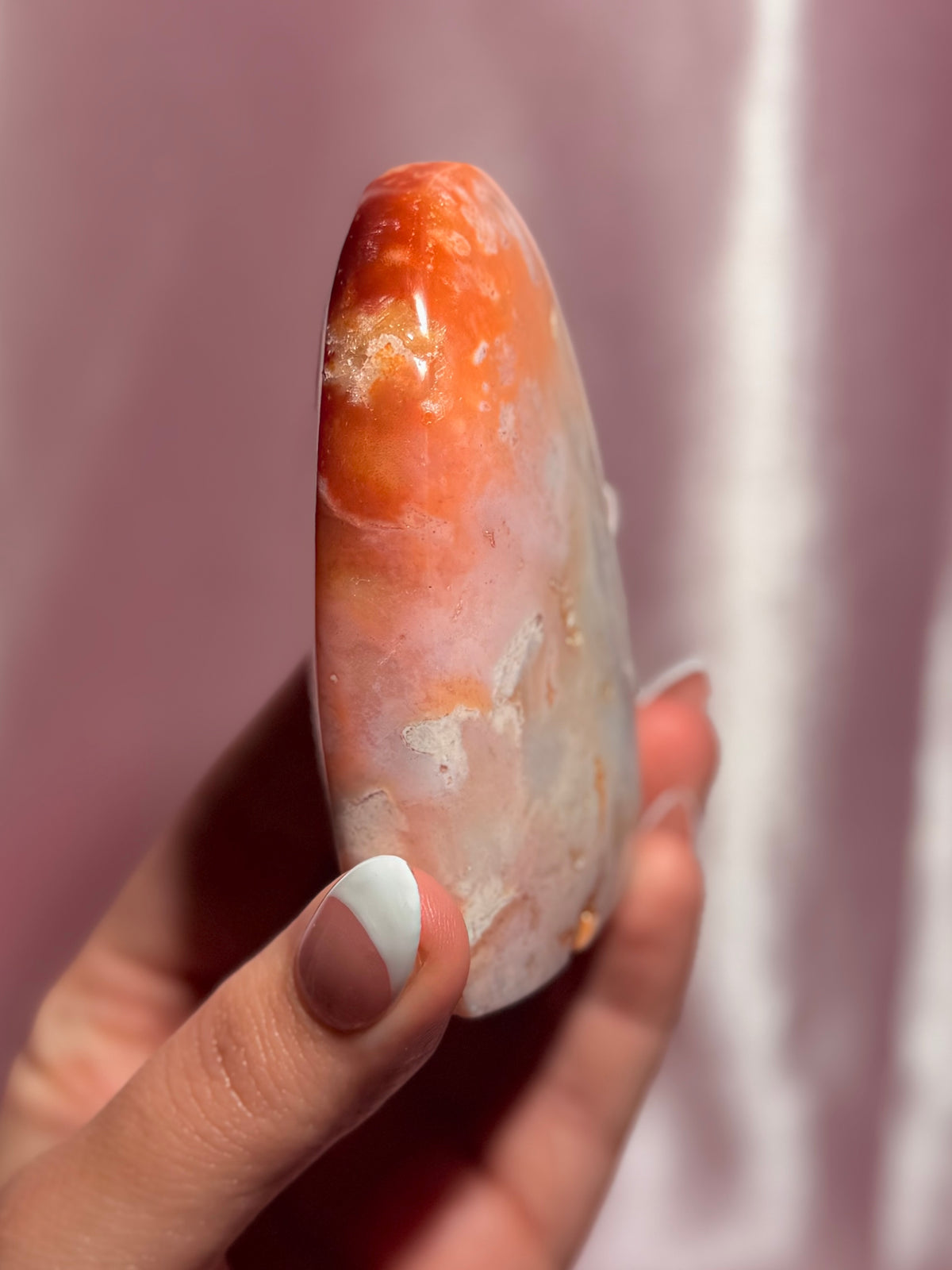 Indonesian Pink Carnelian Freeform