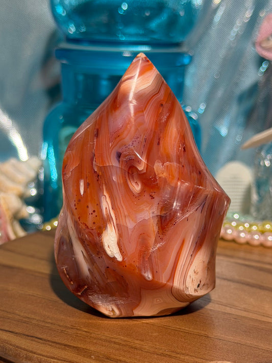 Toasty carnelian flame