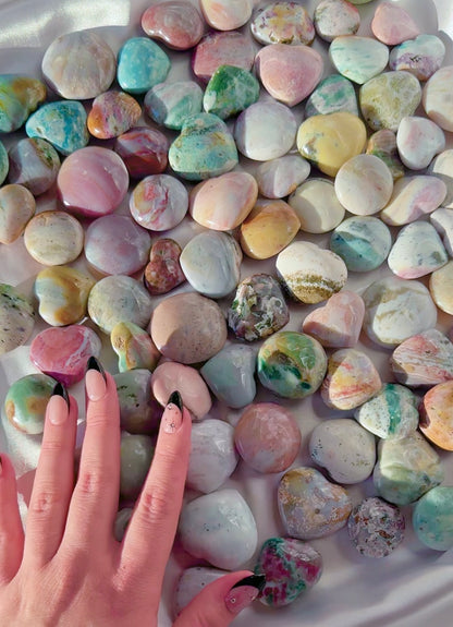 Sea jasper cookies & hearts - intuitively selected