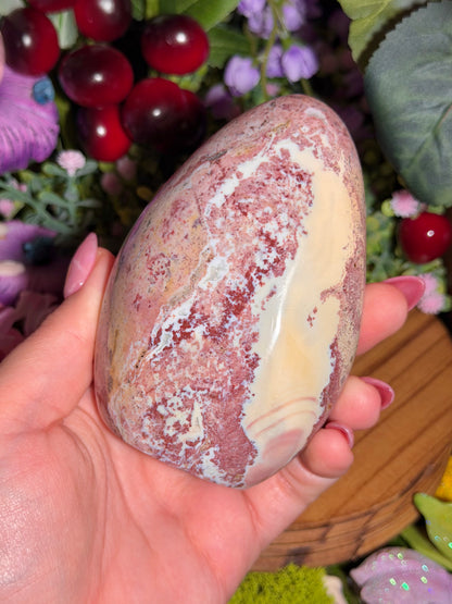 Dreamy purple pastel sea jasper freeform