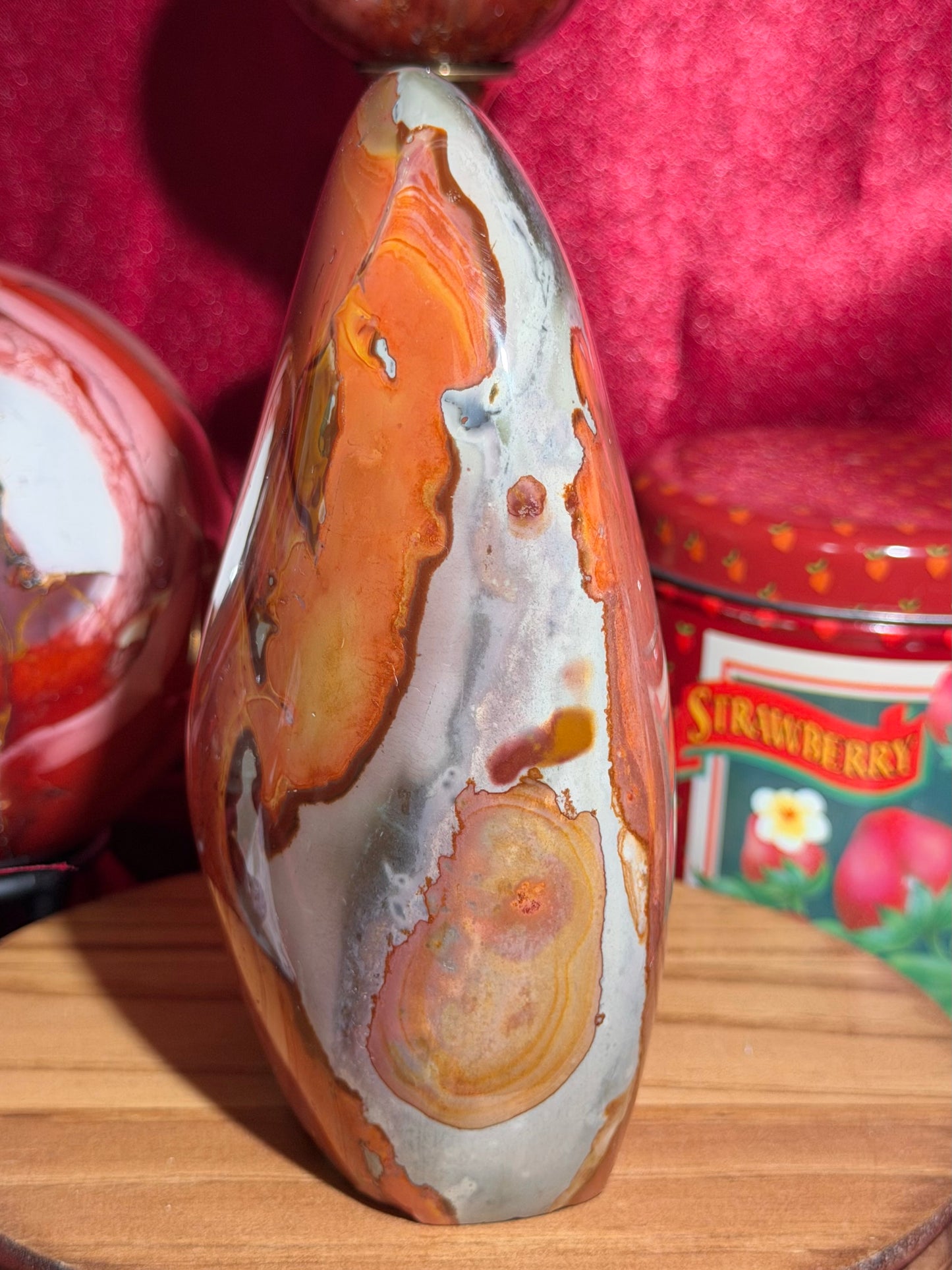 Large polychrome jasper freeform