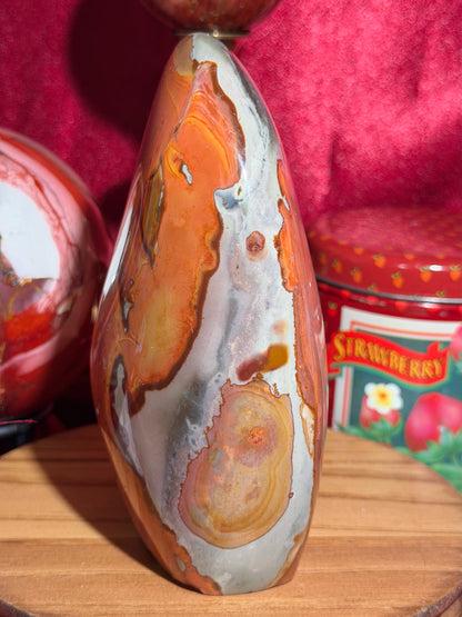 Large polychrome jasper freeform