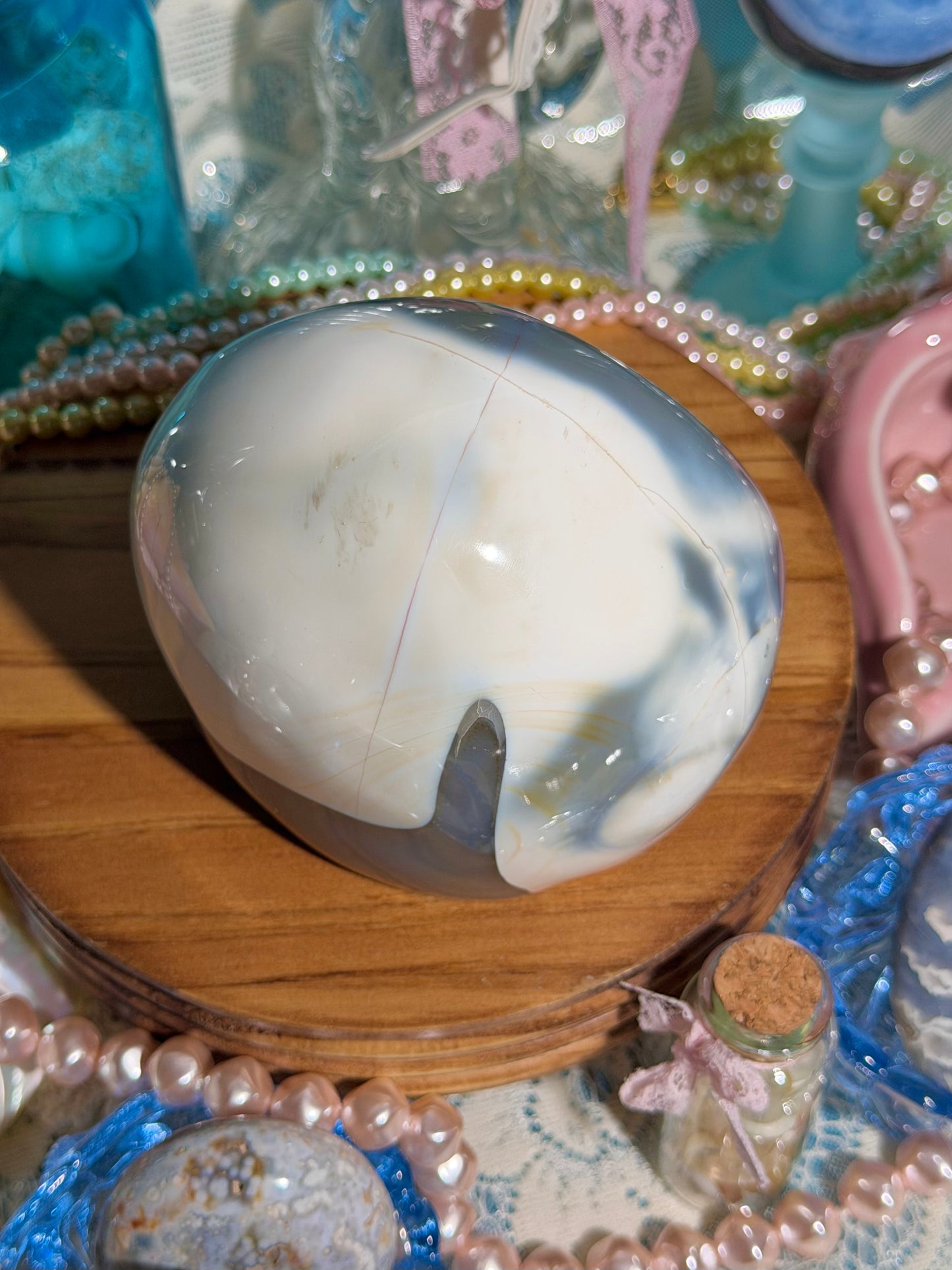 Orca agate freeform