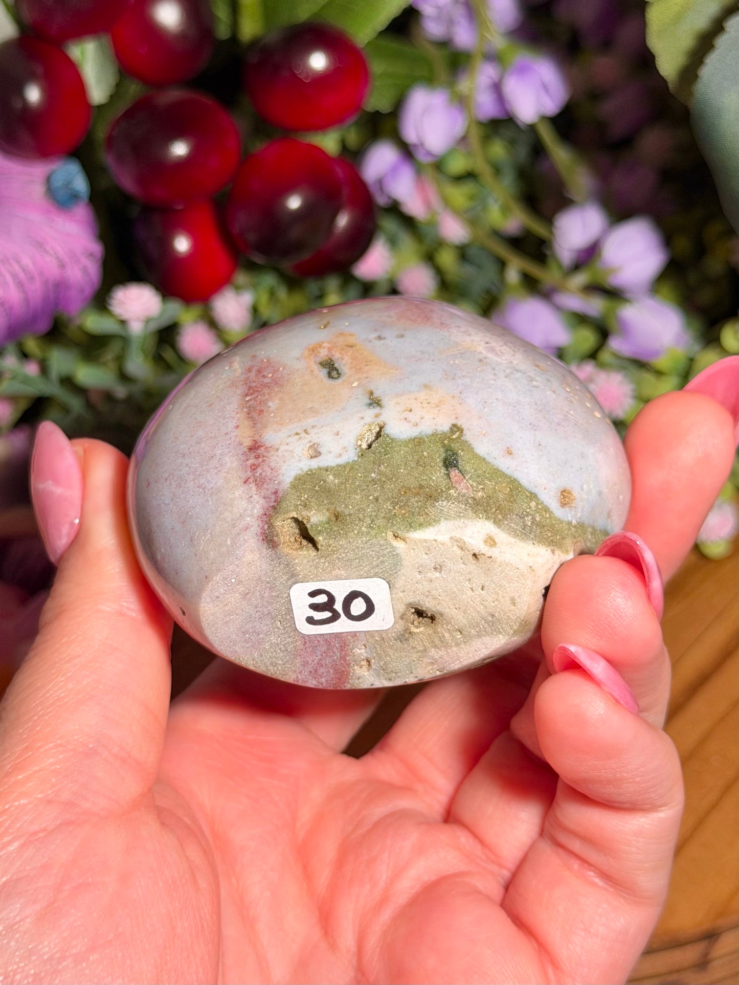 Mini pastel sea jasper freeform
