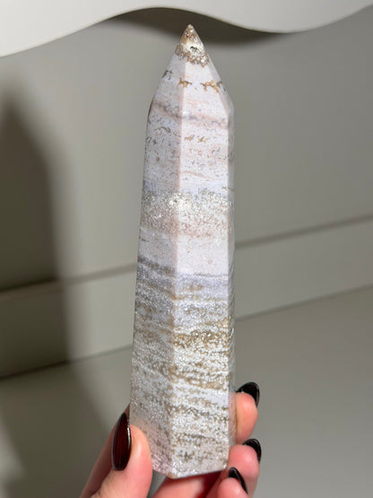 Pastel bubbly sea jasper tower *Personal collection release