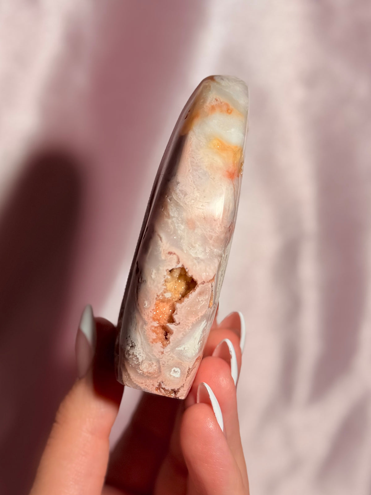 Indonesian Pink Carnelian Freeform (40B)